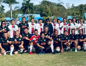 Jalin Kemitraan Melalui Sepakbola, Pemkab Konawe Menang 4-3 atas Koltim