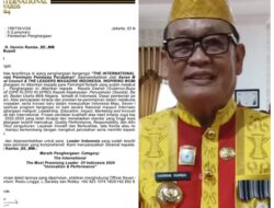 Harmin Ramba Kembali Dianugerahi Penghargaan Nasional